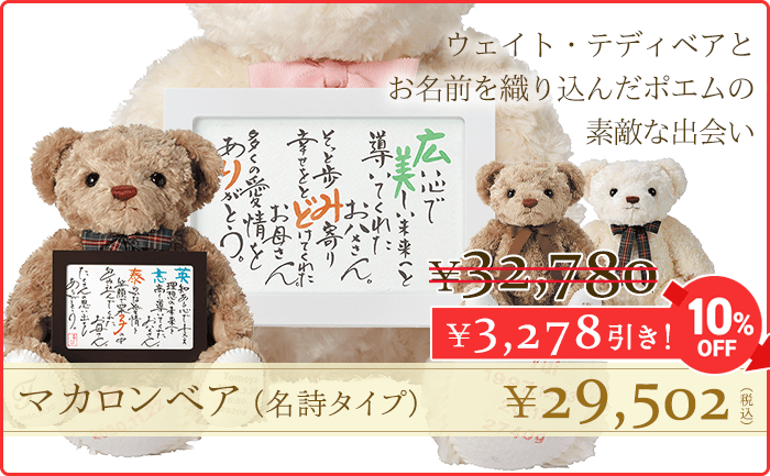 マカロンベア 名詩タイプ