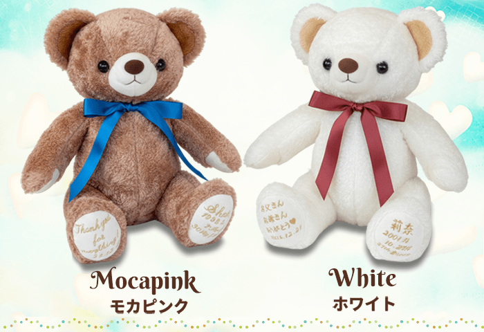 ホワイト・モカピンクの２色