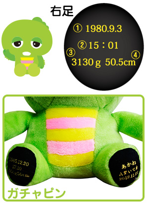 右足（ガチャピン）