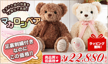 体重ベア マカロンベア