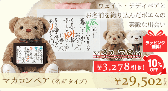 マカロンベア(名詩タイプ)