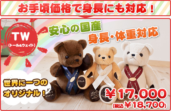 サンクステディベア TW（トール&ウェイト）