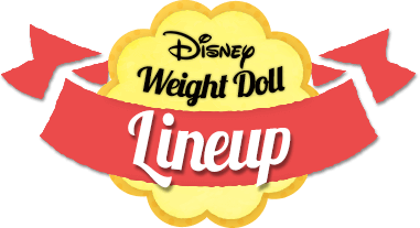 ディズニーウェイトドールのラインナップ