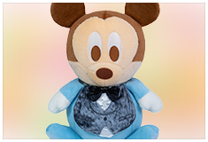 ベビーミッキー（フォーマル）のウェイトドール：生まれたときと同じ重さでつくるディズニーウェイトドール