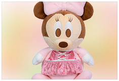 ベビーミニー（フォーマル）のウェイトドール：生まれたときと同じ重さでつくるディズニーウェイトドール