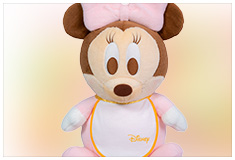 ベビーミニーのウェイトドール：生まれたときと同じ重さでつくるディズニーウェイトドール