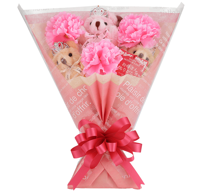 母の日用チビ束：アリスカーネーション