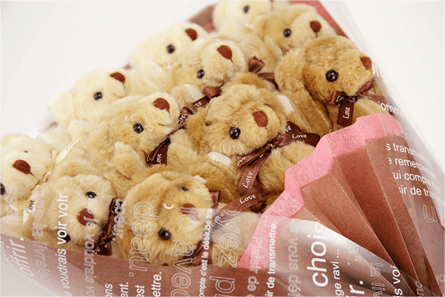 くまブーケスタンダード ラブリーショコラ