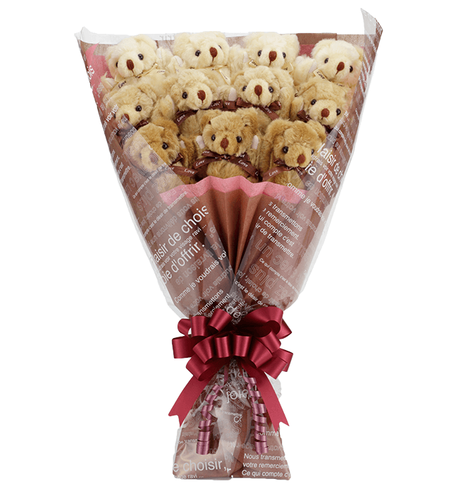 くまブーケスタンダード ラブリーショコラ
