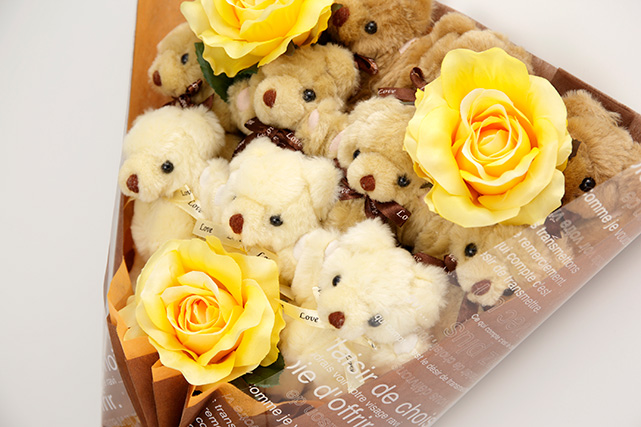 くま束・くまブーケスタンダード ロマンスココア