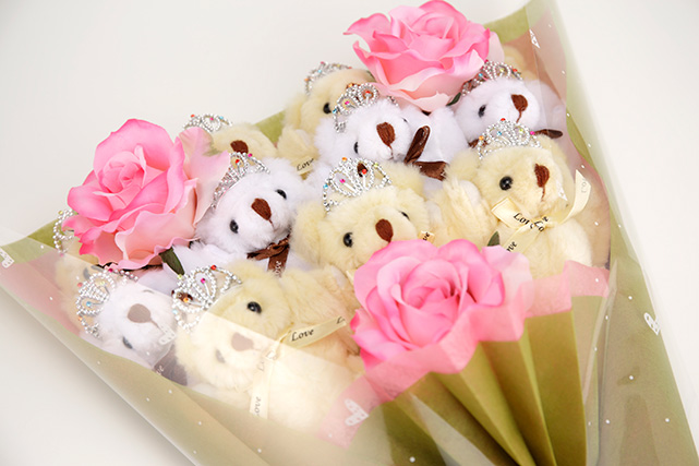 くま束・くまブーケスタンダード ミルキーウェイ