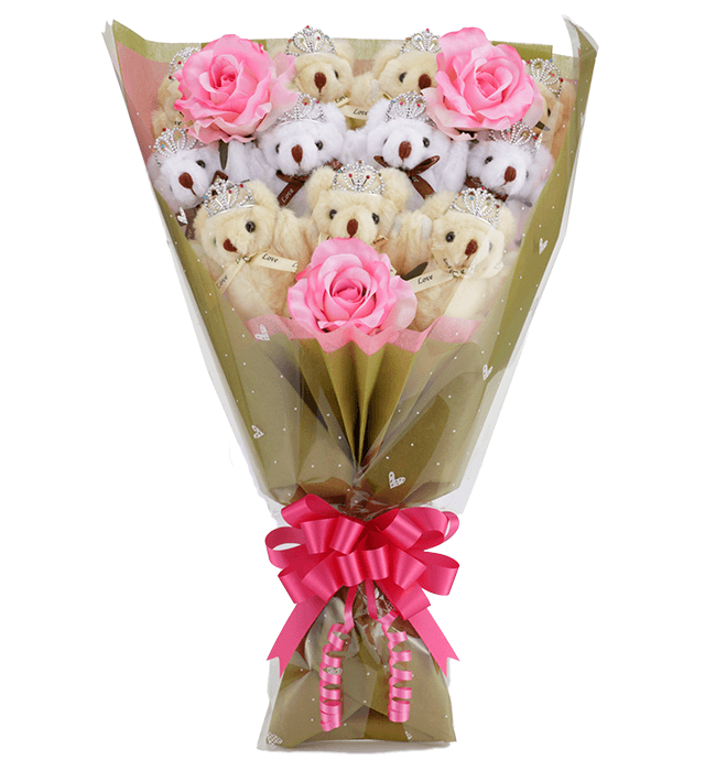 くま束・くまブーケスタンダード ミルキーウェイ