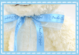 リボンカラー　ベビーブルー