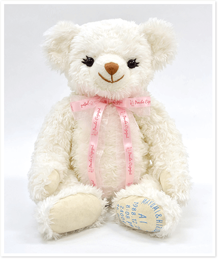 メモリアルベア マリアージュ キュート ホワイト