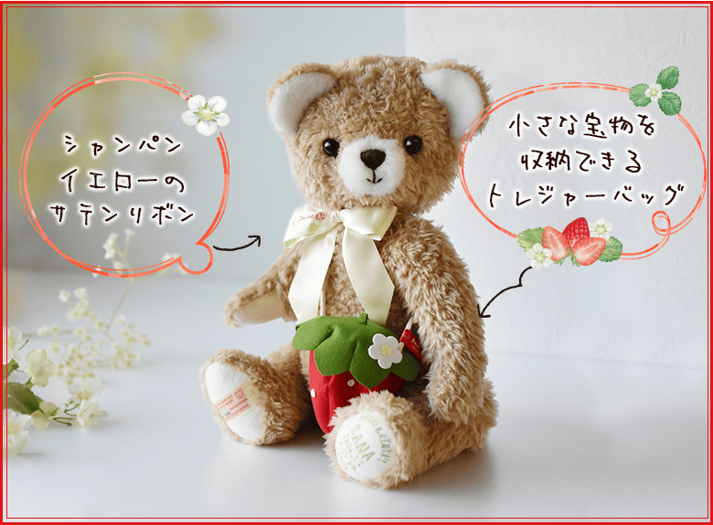 トレジャーバッグとリボン