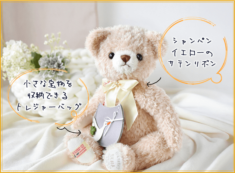 トレジャーバッグとリボン