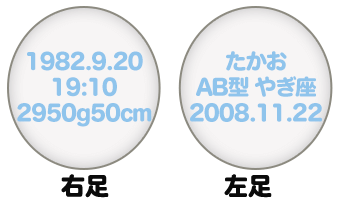 男性用刺繍イメージ