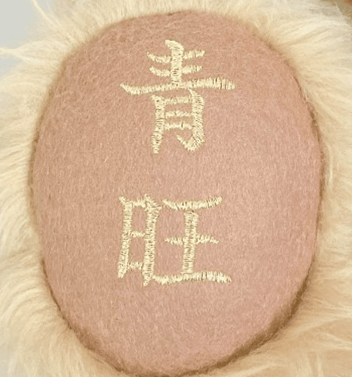 命名風刺しゅうサンプル