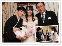 お送りいただいた幸せいっぱいのお写真