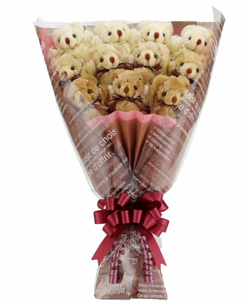 くま束（くまブーケ）ラブリーショコラ