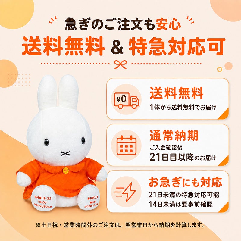 ミッフィー ウェイトドール/スタンダードは送料無料