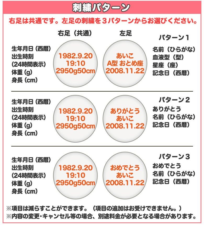 ミッフィー ウェイトドール/ベビータイプの刺繍パターン