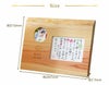 木目のつながる3つの名詩のサイズ
