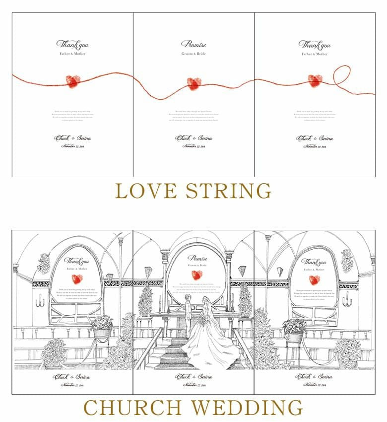 Marca サンクスボード（3枚組）のタイプ2