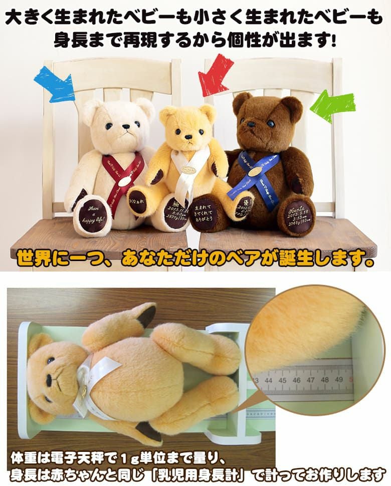 TW（トール&ウェイト）サンクステディベア：格安な身長体重ベア | 体重