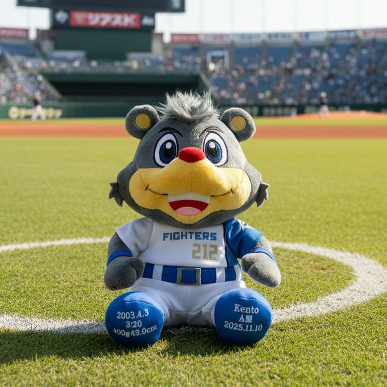 日本ハムファイターズ マスコット】ウェイトドール：セミオーダー