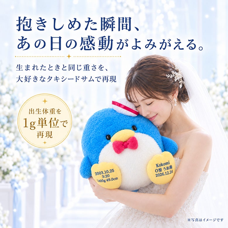 タキシードサムのウェイトドール 出生体重を1g単位で再現