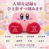 星のカービィのウェイトドールの足裏刺しゅう