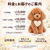 トイプードルのウェイトドール 料金とお届けのご案内