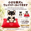 小さな柴犬もウェイトドールにできます