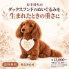 ダックスフンドのウェイトドール