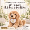 ゴールデンリトリバーのウェイトドール