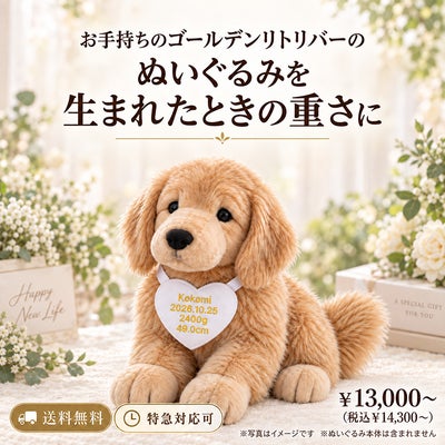 ゴールデンリトリバーのウェイトドール