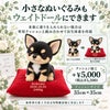 小さなチワワもウェイトドールにできます