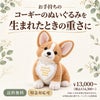 コーギーのウェイトドール