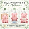 あなたのぶたのぬいぐるみがウェイトドールに変身